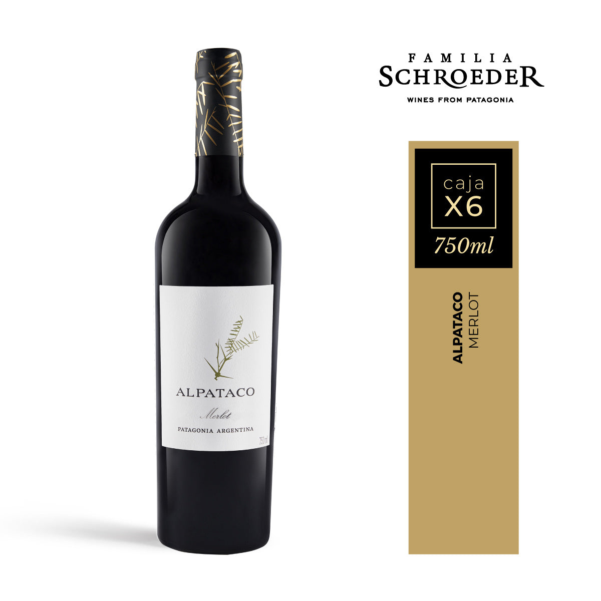 Alpataco Merlot  - Caja x 6