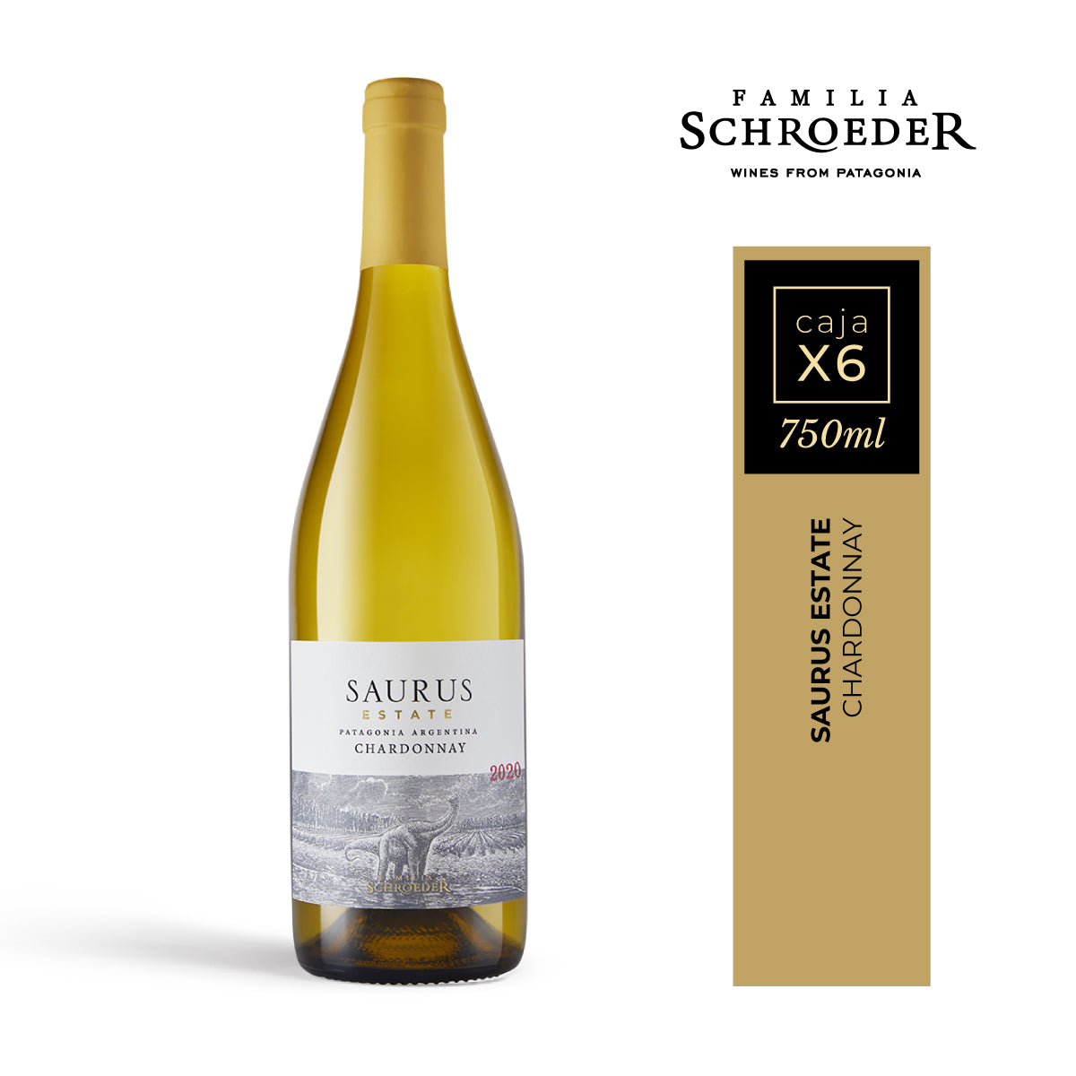 Saurus Estate Chardonnay - Caja x 6