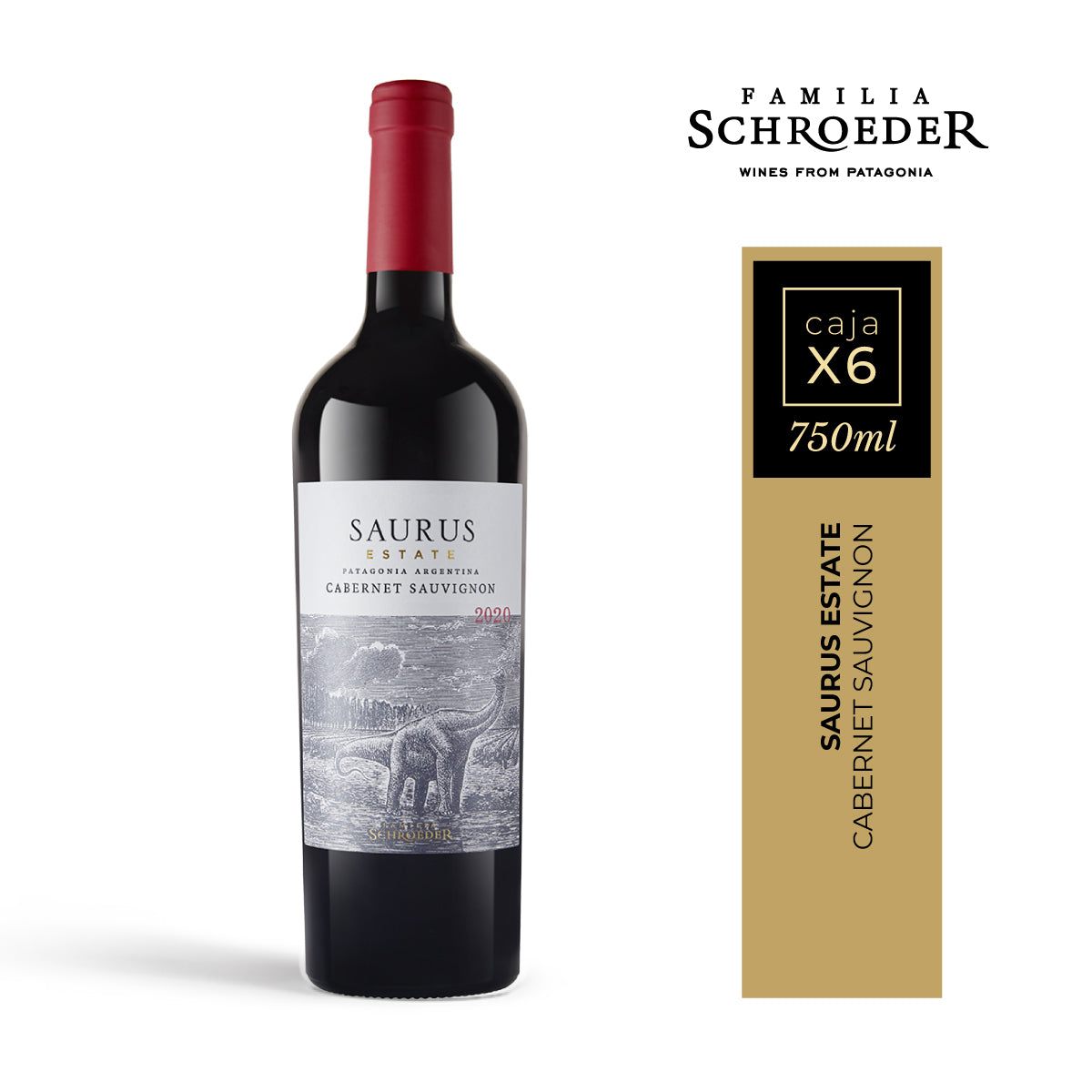 Saurus Estate Cabernet Sauvignon - Caja x 6