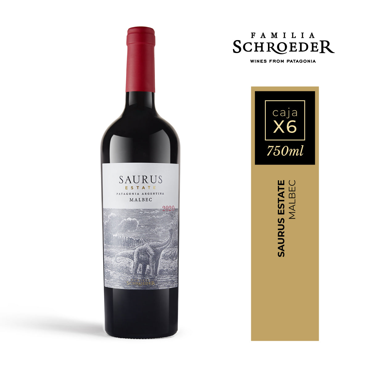 Saurus Estate Malbec - Caja x 6