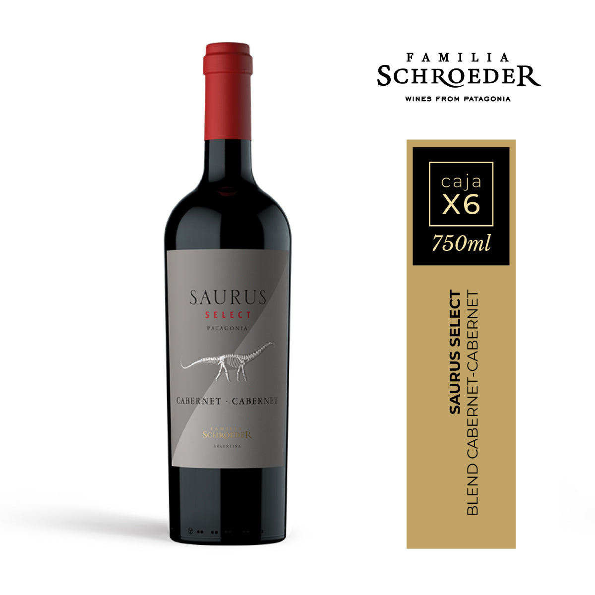 Saurus Select Blend Cabernet Cabernet  - Caja x 6