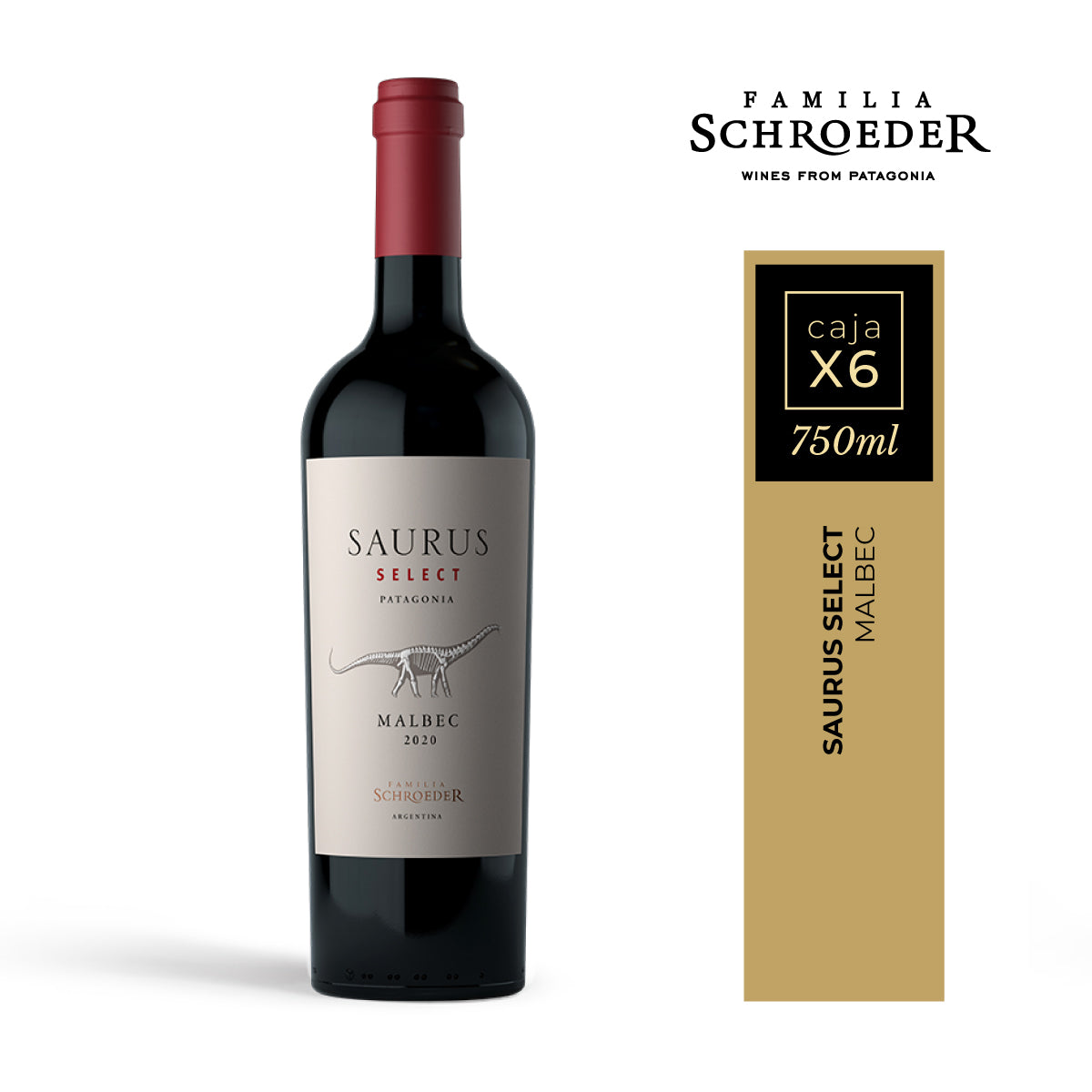 Saurus Select Malbec  - Caja x 6