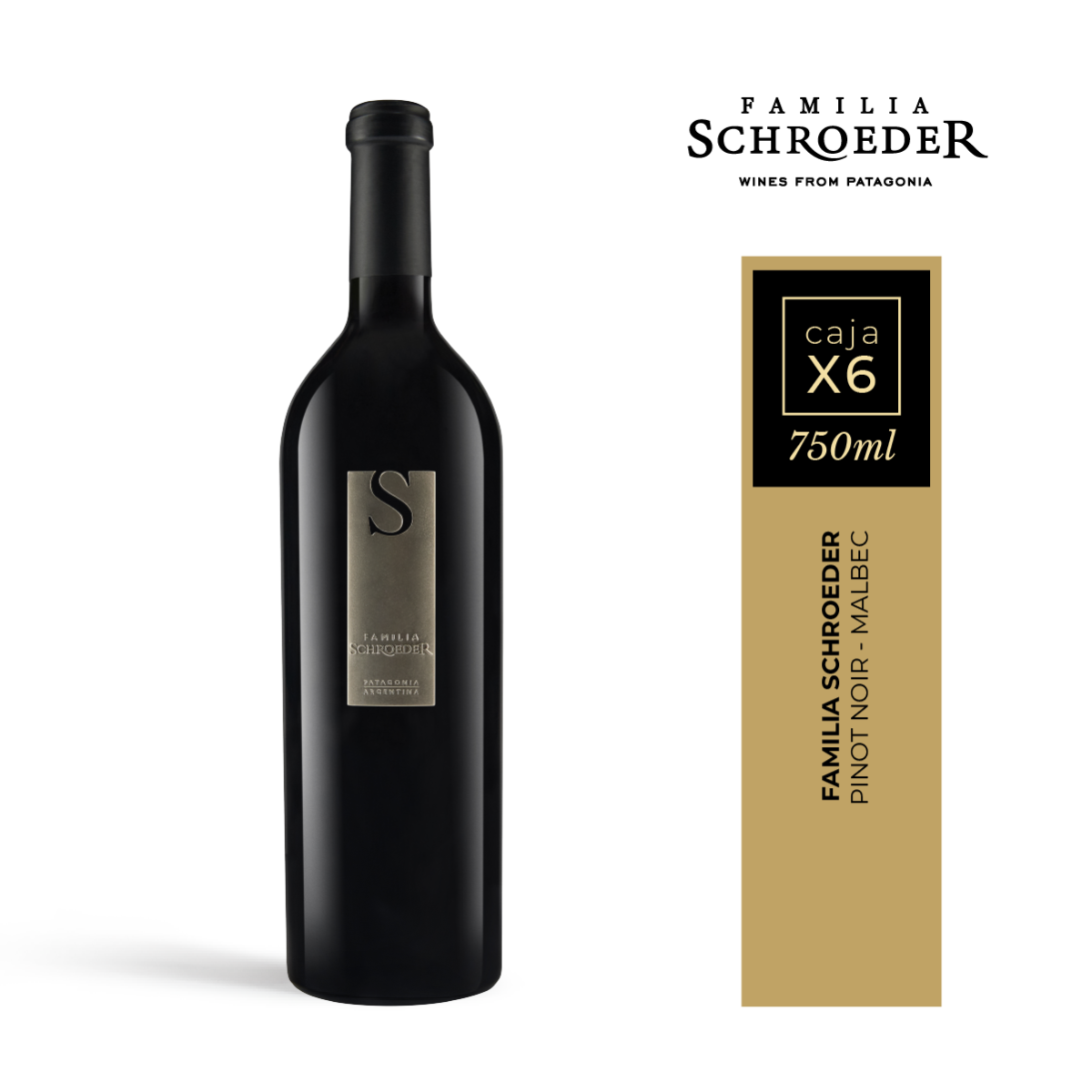 Familia Schroeder Pinot- Malbec - Caja x 6