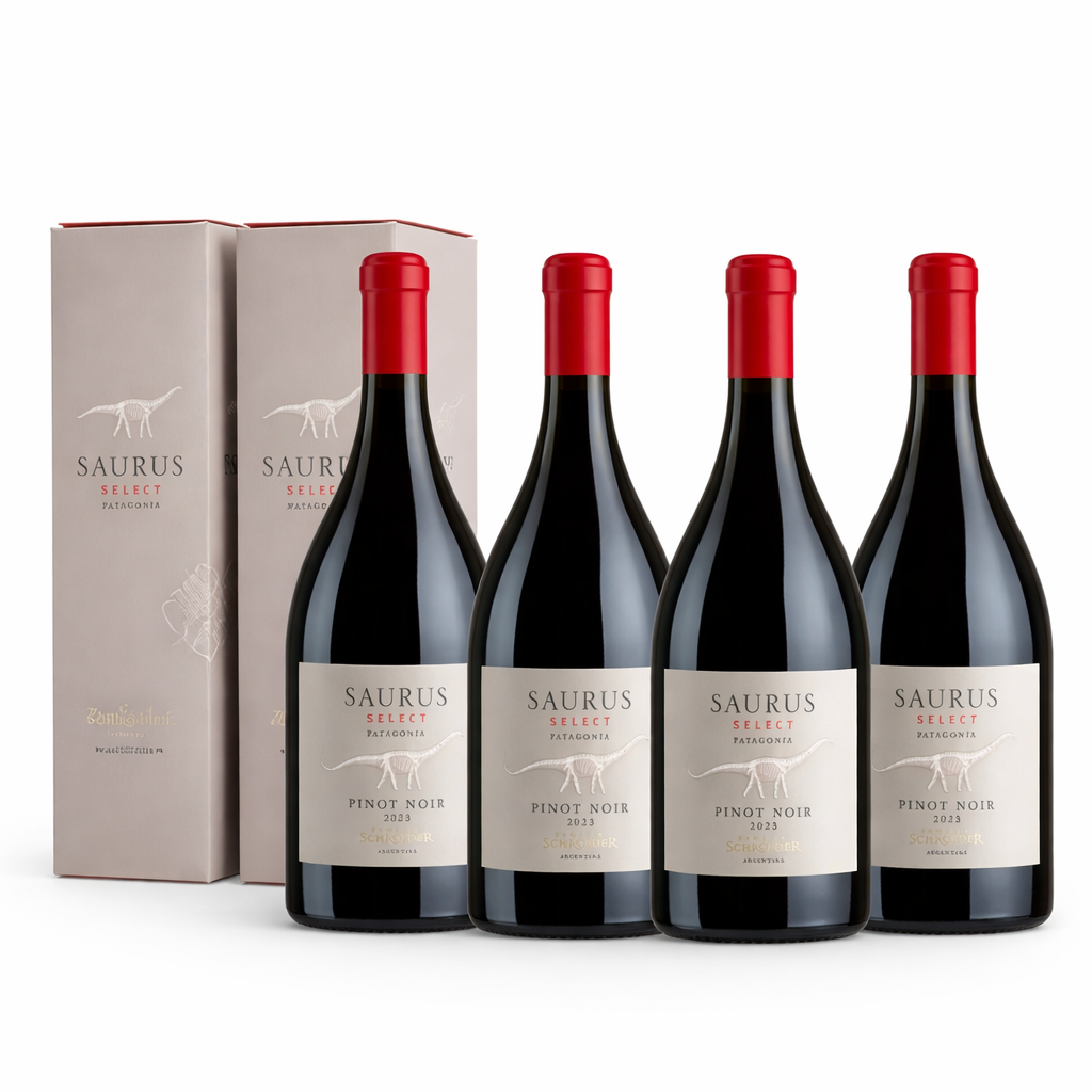 Estuche Magnum Saurus Select Pinot Noir - Caja x 4